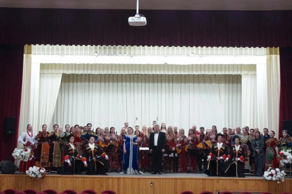  «Долина» выступили совместно с Оркестром народных инструментов «Тула»